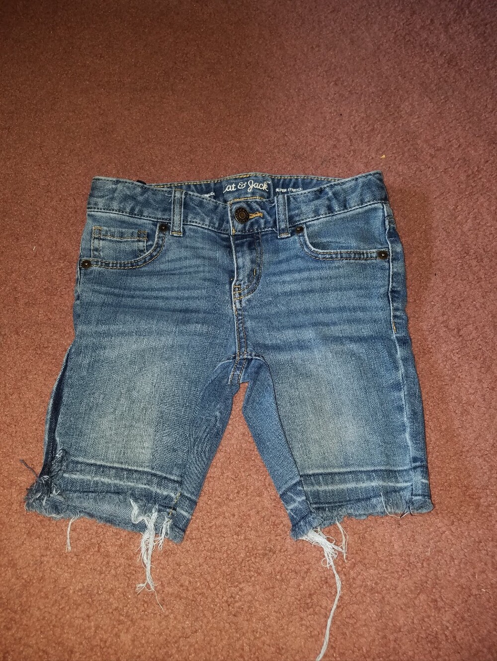 Girls Bermuda Jean Shorts